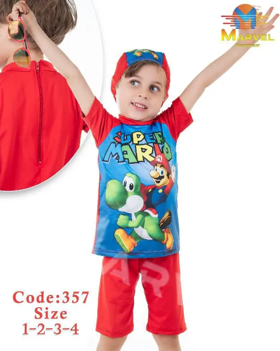 Picture of مايوه سوبر ماريو طقم قطعتين 2712