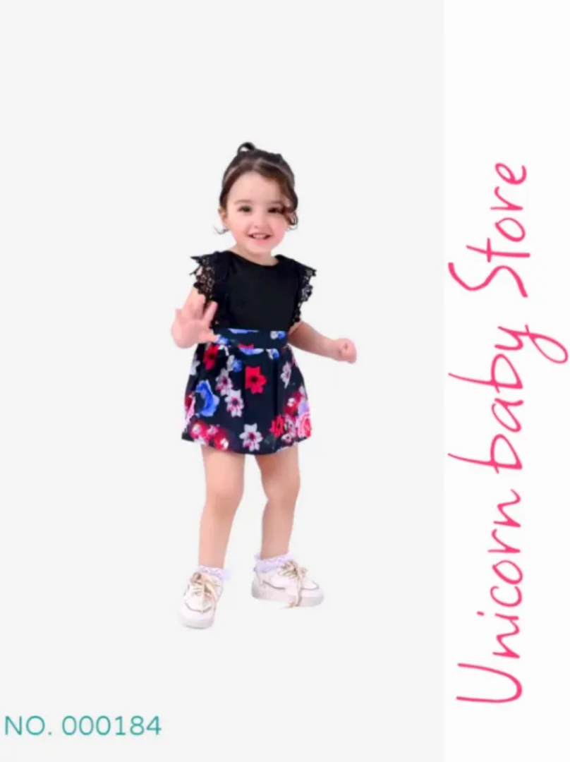 Picture of دريس بلاك فلورا  (Black Flora Dress)