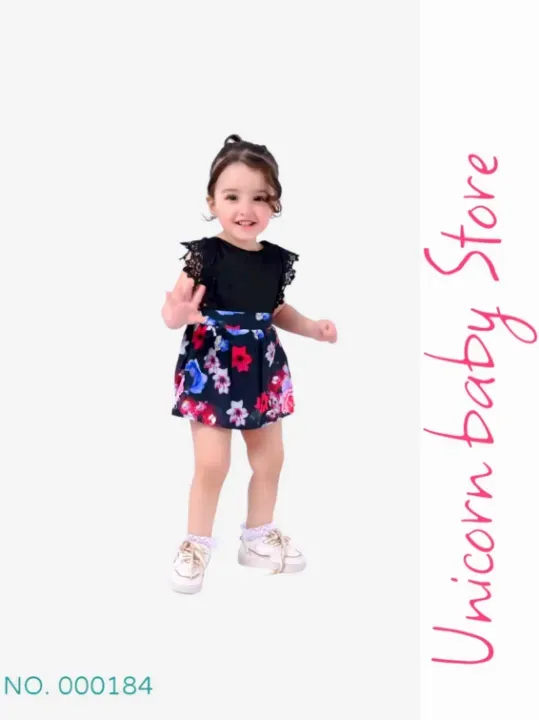 Picture of دريس بلاك فلورا  (Black Flora Dress)