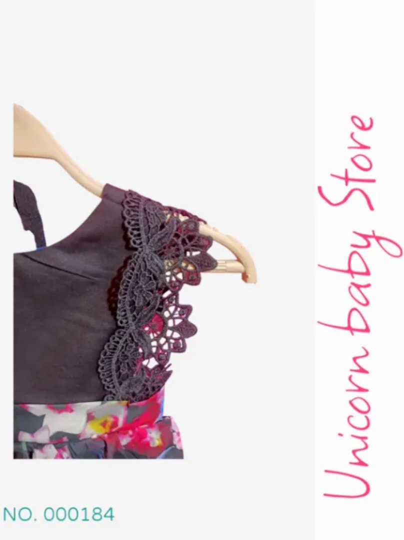 Picture of دريس بلاك فلورا  (Black Flora Dress)